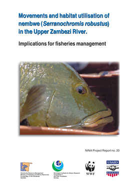 Serranochromis Robustus) in the Upper Zambezi River