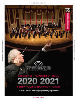 2020-2021 BNY Mellon Grand Classics Renewal Brochure