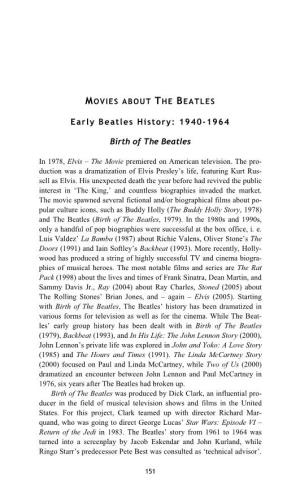 Early Beatles History: 1940-1964 Birth of the Beatles