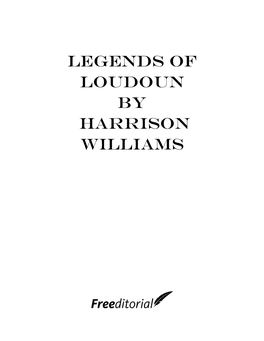 Legends of Loudoun by Harrison Williams