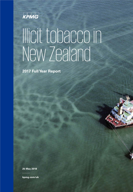 Illicit Tobacco in New Zealand