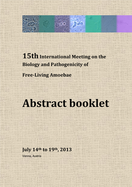 Abstract Booklet