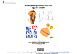 Making the Quadratic Function Approachable