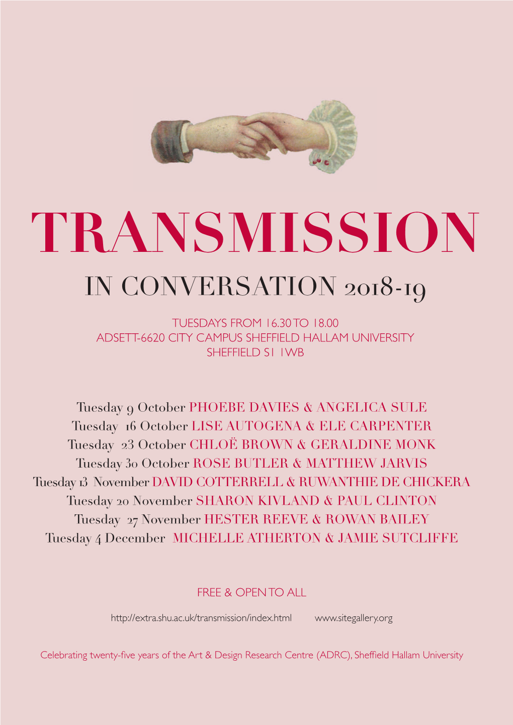 Transmission in Conversation 2018-19
