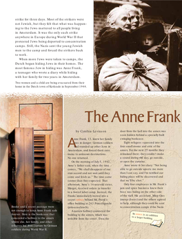 Anne Frank, the House Where Us with a Gun in His Hand and It Was Secret Annex, Including She Hid, and the Netherlands During Pointed at Us