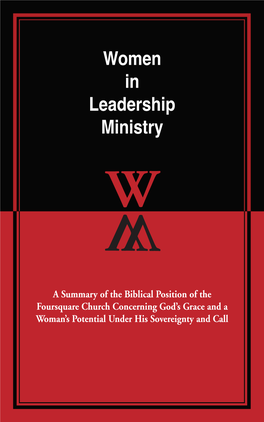 Women in Leadership Ministry