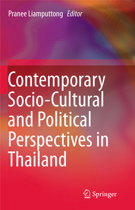 Contemporary Thailand: an Introduction