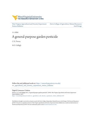 A General-Purpose Garden Pesticide C
