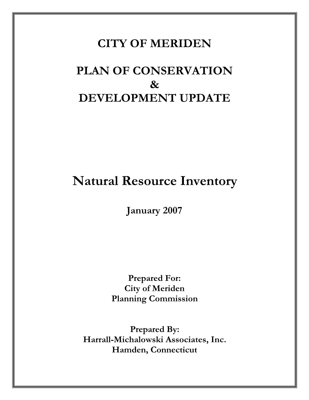 Natural Resource Inventory