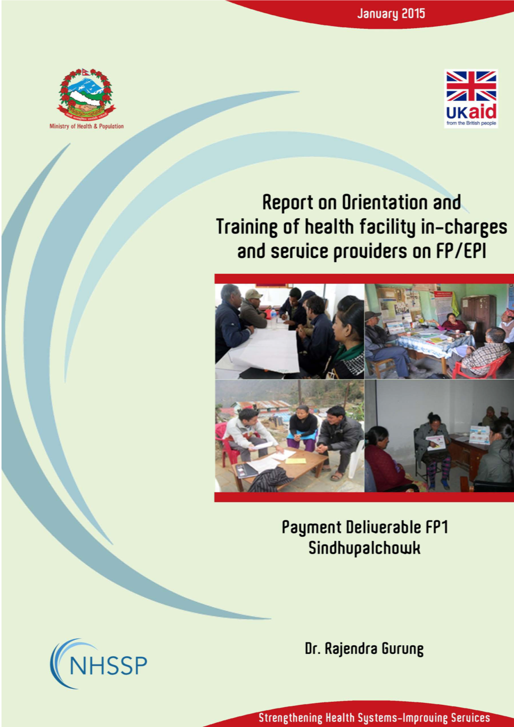 Orientation and Training of In-Charges and Service Providers on FP/EPI