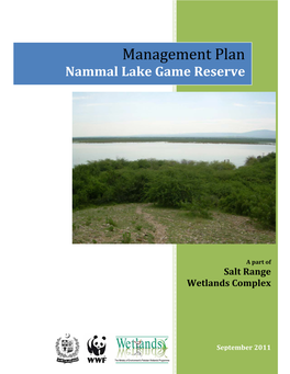 Management Plan Nammal Lake Game Reserve
