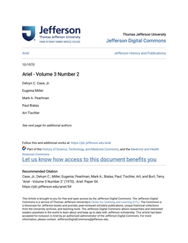 Ariel Jefferson History and Publications