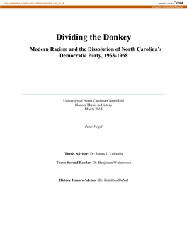 Dividing the Donkey