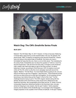 The CW's Smallville Series Finale