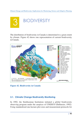 Biodiversity: Implications for Monitoring, Science and Adaptive Planning 3 BIODIVERSITY
