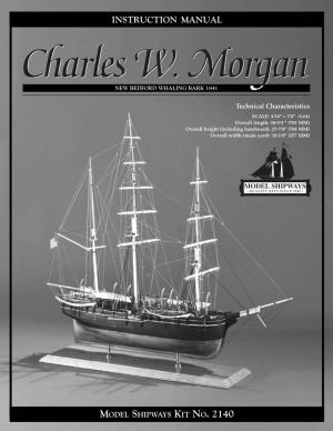 Model Shipways Charles Morgan Whale Bark Instructions