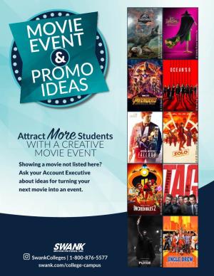 Movie Event Promo Ideas
