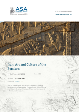 Iran: Art and Culture of the Persians