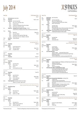 Service Schedule Beginning 6 July.Pdf