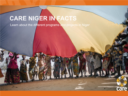 CARE Niger Factsheets