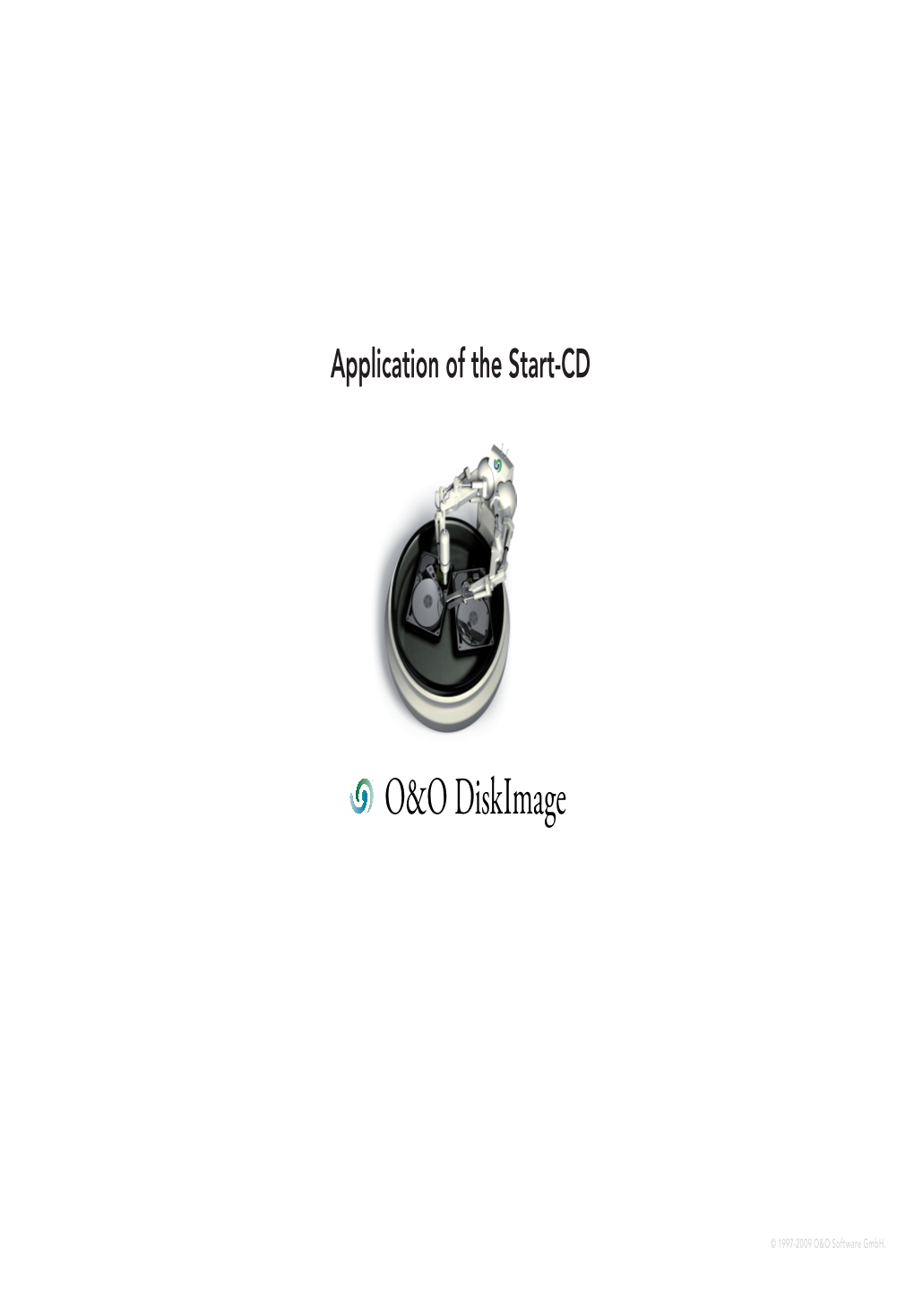 O&O Diskimage: Application of the Start-CD