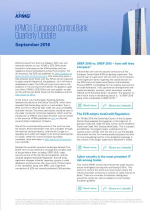 KPMG's European Central Bank Quarterly Update