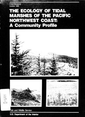 The Ecology of Tidal Marshes of the Pacific Northwest Coast: a Community Profile