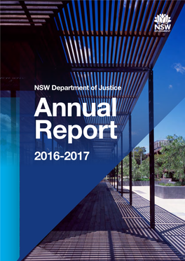 NSW Department of Justice Annual Report 2016-17
