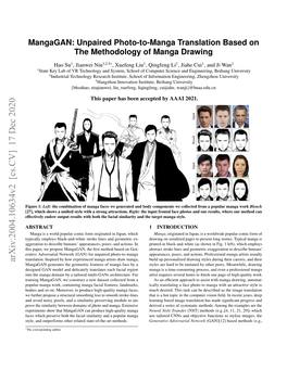 Mangagan: Unpaired Photo-To-Manga Translation Based on the Methodology of Manga Drawing