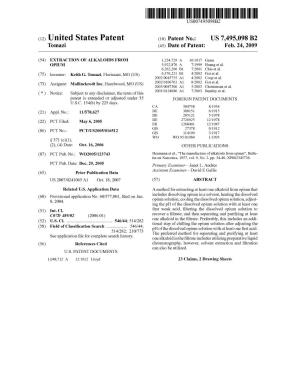 (12) United States Patent (10) Patent No.: US 7.495,098 B2 Tomazi (45) Date of Patent: Feb
