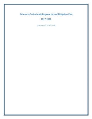 Richmond-Crater Multi-Regional Hazard Mitigation Plan 2017-2022