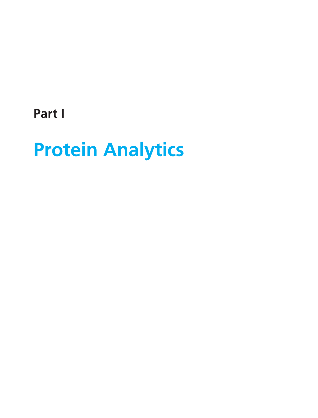 Protein Analytics