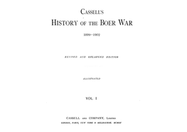 Cassell's History of the Boer War, 1899-1902