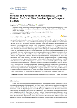 Methods and Application of Archeological Cloud Platform for Grand Sites Based on Spatio-Temporal Big Data