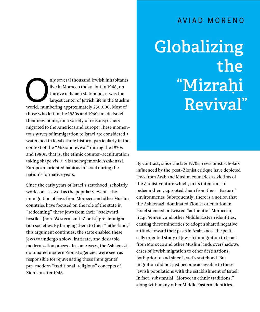 Mizrah. I Revival