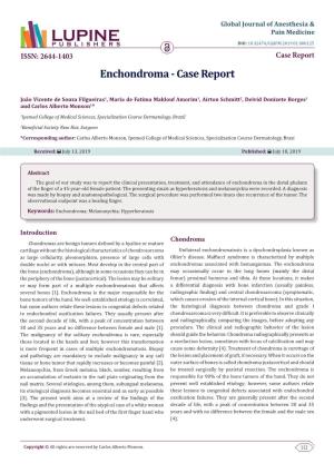 Enchondroma - Case Report