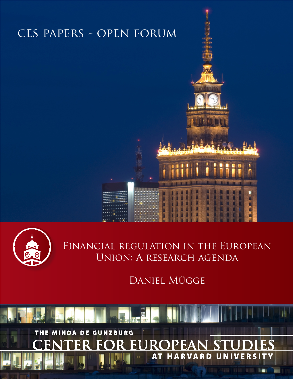 Financial Regulation in the European Union: a Research Agenda