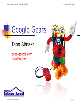 Introduction to Google Gears