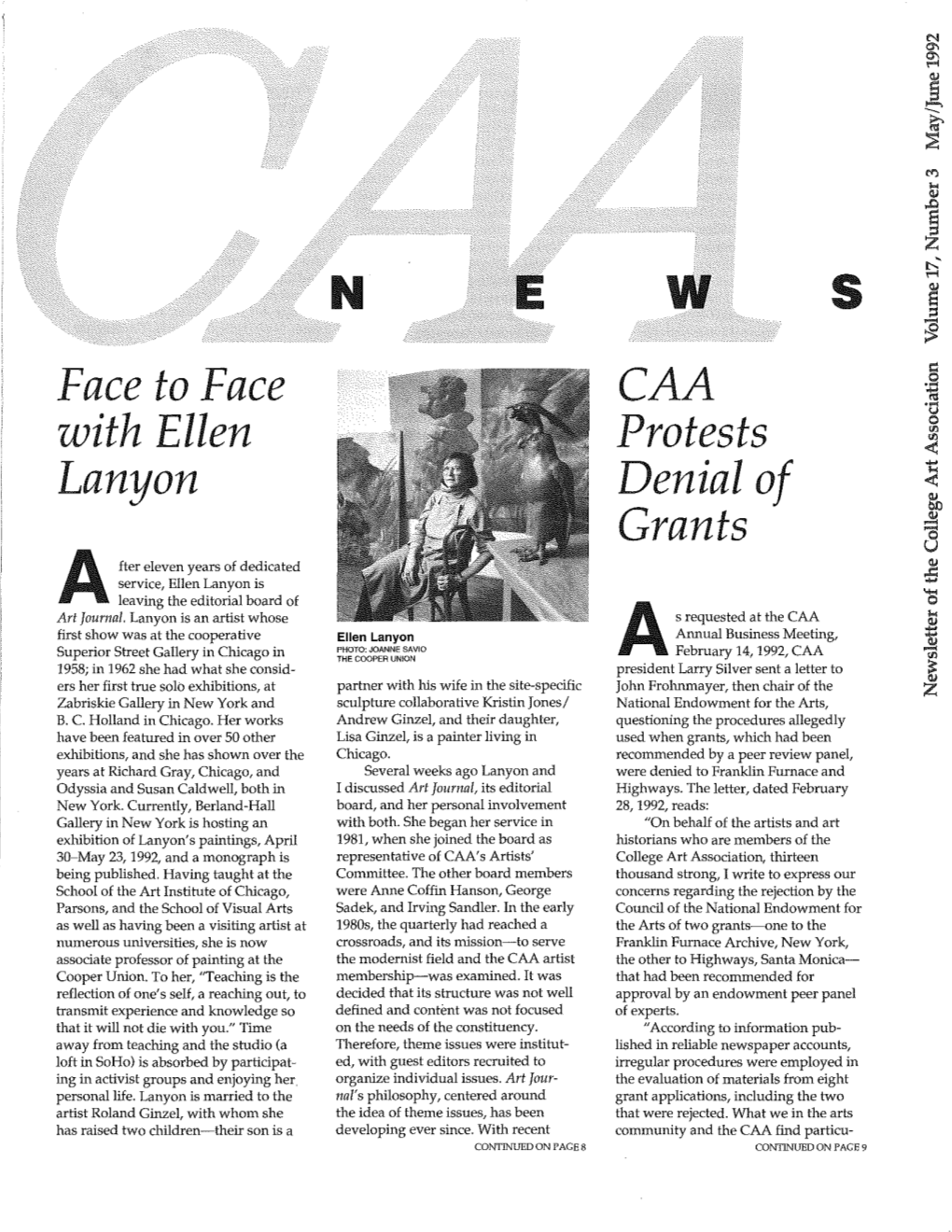 May-June 1992 CAA News