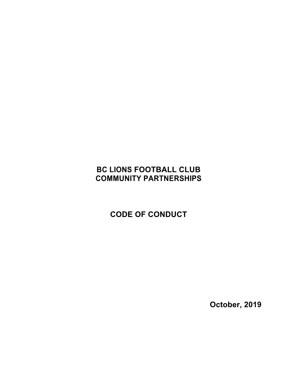 Bc Lions Football Club Community Partnerships