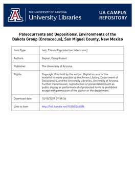 Palfacurrents and Depositional Environmmt5 Master