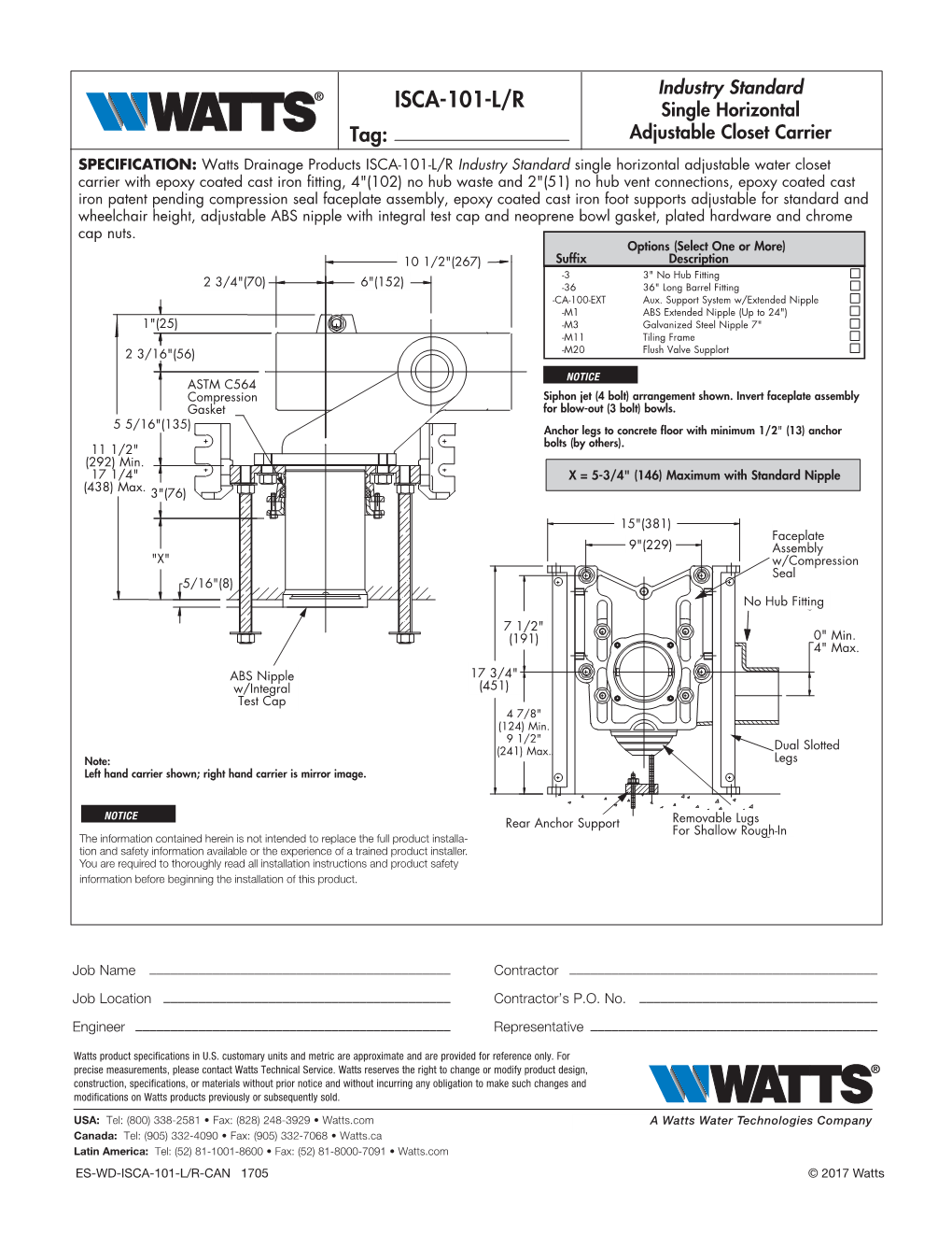 Isca-101-L/R