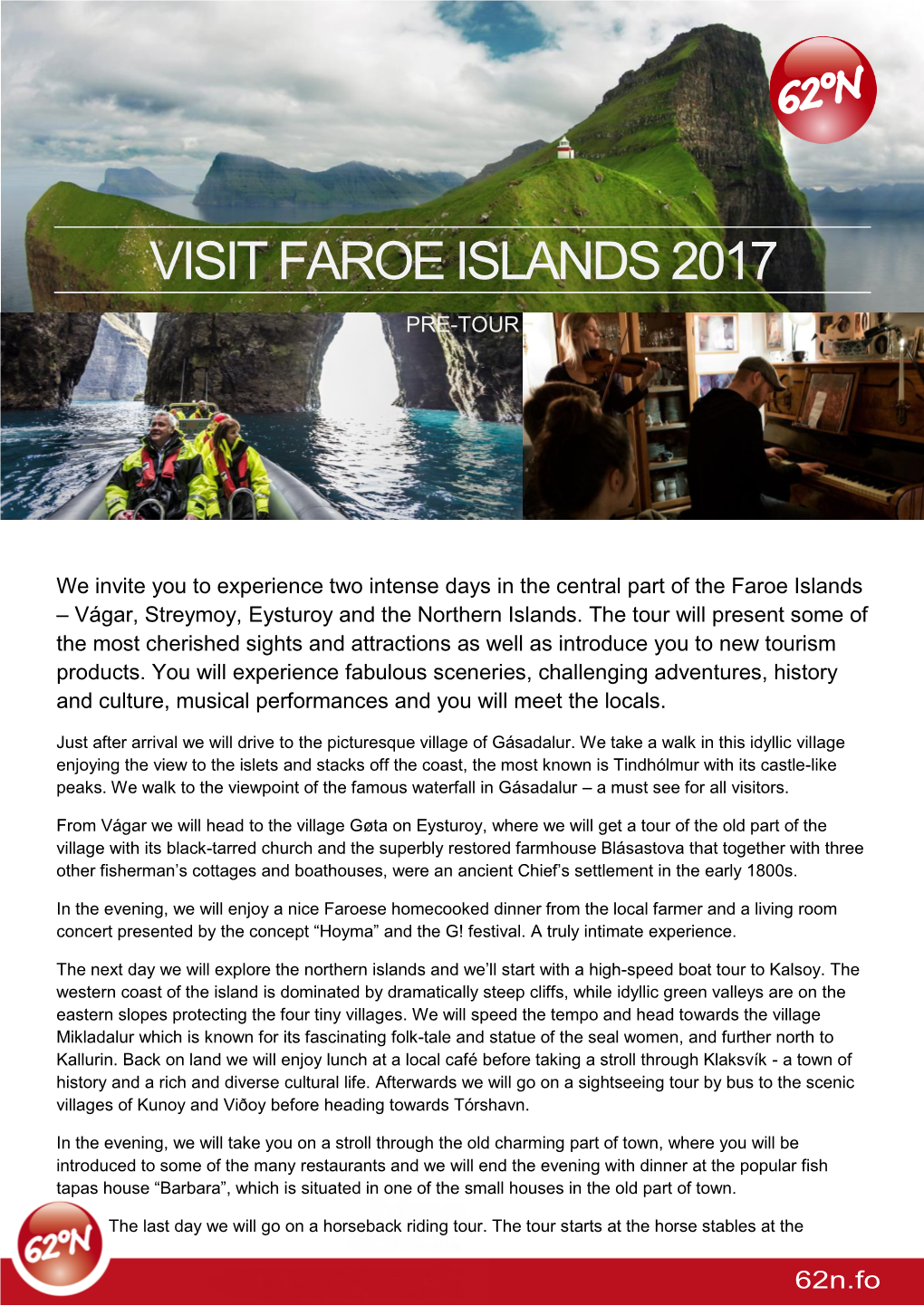 Visit Faroe Islands 2017