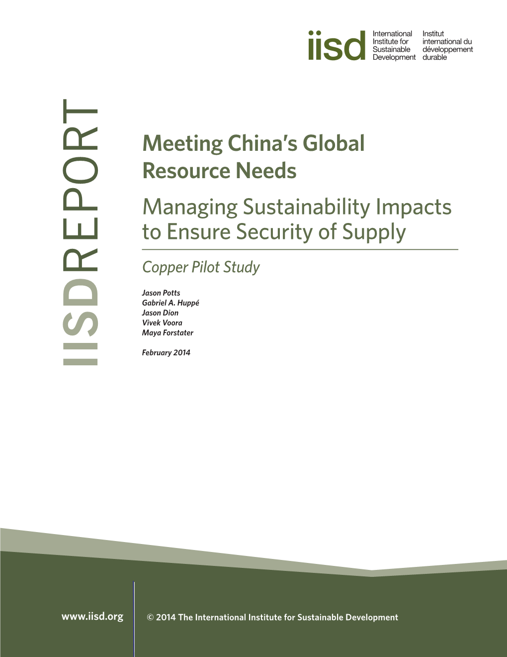 Meeting China's Global Resource Needs Managing Sustainability