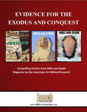 Evidence for the Exodus and Conquest