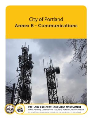 Communications Annex