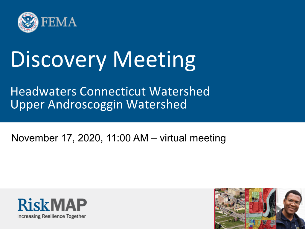 Nashua Watershed Discovery Meeting Presentation