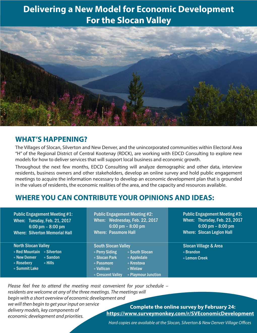 Slocan Valley Economic Development Strategy