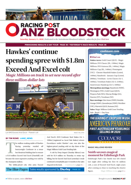 Hawkes' Continue Spending Spree with $1.8M Exceed and Excel Colt