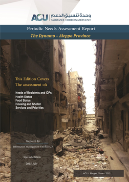Needs Assessment Report on the Village Level –Aleppo Province 1 Of